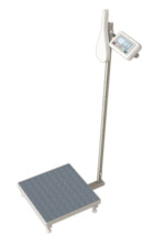 personal scale with mechanical height meter