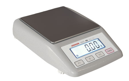 Laboratory scales with automatic calibration from 150g to 5kg.