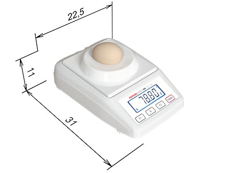 Waga do selekcji jajek WM015P2 15X17JD wymiary